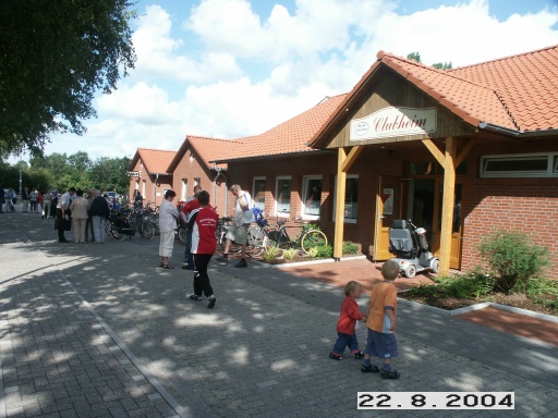 Eingangsbereich Clubhaus