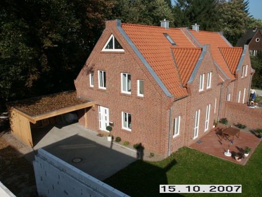 Ansicht Doppelhaus von Architekt und Architektin