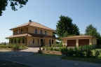 Frontansicht mediteranes Passivhaus